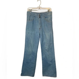 Vintage 1977 Levis 685 Bell Bottom Jeans 32x32 Orange Tab Talon 42 Zipper SF 207